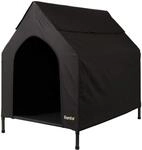 lionto Outdoor Hundeliege &uuml;berdacht, 90x65x85 cm, wasserabweisendes, kratzfestes
