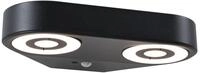 Paulmann 94866 LED Au&szlig;enwandleuchte Silma Bewegungsmelder zweifacher...