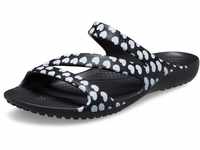 Crocs Damen Kadee Ii Sandal W Clog, schwarz/weiß, 5 UK