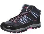 CMP Kids Rigel Mid Trekking Shoes Wp Hiking, Titanio-Skyway, 39.5 EU