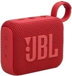 JBL Go 4 in Rot &ndash; Tragbare Bluetooth-Lautsprecher-Box mit JBL Pro Sound, tiefem