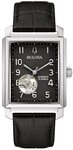 Bulova Herren Armbanduhr Automatic, mit Lederarmband, Geh&auml;usegr&ouml;&szlig;e: 49x33 mm,