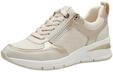 Tamaris Damen Sneaker Low, beige, 39 EU