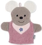 Sterntaler Spiel-Waschhandschuh Maus Mabel, Gr&ouml;&szlig;e: 25 x 24 cm, Rosa