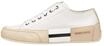 Candice Cooper Rock Patch S-Sneakers aus Leder in Vintage-Optik, wei&szlig; 40