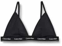 Calvin Klein Damen Triangel Bikini Oberteil ohne Bügel, Schwarz (Pvh Black), L
