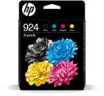 HP 924 (&lrm;6C3Z1NE) Original Druckerpatrone 4er Pack, 1xSchwarz, 1xCyan,...