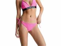 Calvin Klein Damen Bikinihose zum Binden, Rosa (Bold Pink), XS