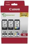 Canon Tintenpatronen & Papier-Multipack- PG-545XL/CL-546XL Original...