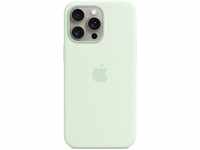 Apple iPhone 15 Pro Max Silikon Case mit MagSafe – Blassmint...