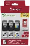 Canon Tintenpatronen & Papier-Multipack - PG-540L/CL-541XL Original...