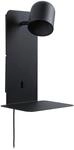 Paulmann 71099 Wandleuchte Malena USB C GU10 230V max. 5W Schwarz matt...