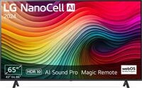 LG 65NANO81T6A TV 65" (165 cm) NanoCell Fernseher (&alpha;5 Gen7 4K AI-Prozessor, webOS