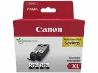 Canon PGI-570 XL Twin Vorteilspack 2 Tintenpatronen größere Reichweite XL (2X