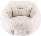 Nobby Komfort Bett oval Puppy elfenbeinfarben 50 x 45 x 32 cm