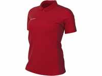Nike Short-Sleeve Polo W Nk Df Acd23 Polo Ss, University Red/Gym Red/White,