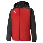 PUMA TeamLIGA All Weather Regenjacke Herren rot/schwarz, XL (42 EU)
