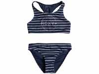 Roxy Bico Basic Stripe - Zweiteiliges Crop-Top-Bikini-Set für Mädchen 6-16...