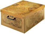 Kanguru "Baulino Marco Polo" Dekorative Aufbewahrungsbox mit Griffen, mehrfarbig