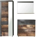 trendteam smart living - Indy - Garderobenkombination - Eiche/Grau -