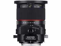 SAMYANG 885175 24/3,5 Objektiv DSLR T/S Canon EF manueller Fokus Tilt and Shift