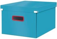 Leitz Click & Store Aufbewahrungsbox Mittel, Faltbare A4-Aktenbox mit Deckel,