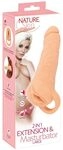 Nature Skin Penismanschette, Hautfarben Hell, 15,5 cm