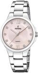 Festina Damen Uhr Analog Edelstahl 316L Silber - Quarzwerk - Mineralglas