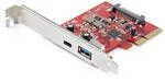 StarTech.com PEXUSB311AC3 PCI Express 2-Port Karte (USB-C & USB-A, USB 3.1 Gen 2 Typ