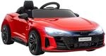 HOMCOM Kinder Elektroauto Audi RS E-tron GT 12V Kinderauto 2 Motor Rot | 2,4 GHz