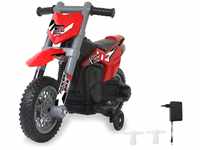JAMARA 460677 Ride-on Motorrad Power Bike 6V-ab 24 Monate, Sitzhöhe 370 mm,