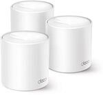 TP-Link Deco X1500 Mesh WLAN Set (3 Pack), 𝐖𝐢-𝐅𝐢 𝟔 AX1500 Dual...