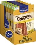 Vitakraft Pure Chicken Filets, Hundeleckerli, H&uuml;hnchenfilet, Hunde