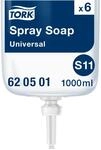 Tork Sprayseife S11, Fl&uuml;ssigseife mit frischem Duft, 6 x 1.000ml, 620501