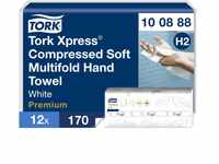 Tork Xpress komprimierte weiche Multifold-Papierhandtücher Weiß H2, Premium,