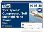 Tork Xpress komprimierte weiche Multifold-Papierhandt&uuml;cher Wei&szlig; H2, Premium,