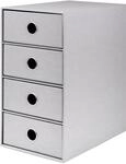 R&ouml;ssler SOHO 4er Schubladenbox aus Papier | B&uuml;ro Organizer Schreibtisch 