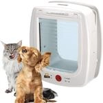 Ferplast Katzenklappe mit chiperkennung, hundeklappe kleine Hunde, 4-Wege Katzent&uuml;r,