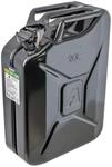 ARNOLD 6011-X1-2002 Metall-Kraftstoffkanister 20L, Schwarz