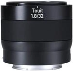 ZEISS Touit 1.8/32 f&uuml;r Spiegellose APS-C-Systemkameras von Sony (E-Mount) Schwarz