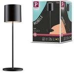 Paulmann 76998 LED Akkutischleuchte Tuni IP44 2700K Schwarz matt Mobile...
