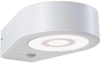 Paulmann 94867 LED Au&szlig;enwandleuchte Silma Bewegungsmelder IP44 65x186mm 3000K...