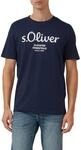 s.Oliver Baumwoll-T-Shirt mit Logo-Print