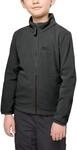 Jack Wolfskin Unisex Kinder Taunus Fleece-Jacke, Granite Black, 92 EU