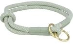 TRIXIE Soft Rope Zug-Stopp Halsband Gr&ouml;&szlig;e L: Halsumfang 50 cm/13 mm in salbei -