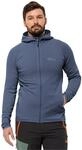 Jack Wolfskin Herren Baiselberg Hooded Fz M Fleece Jacke, Schwarz, S EU