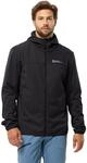 Jack Wolfskin Herren Feldberg Hoody M Softshelljacke, Schwarz, S EU