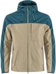 Fj&auml;llr&auml;ven Herren High Coast Wind Jacke, Fossil/Deep Sea, M