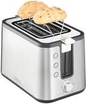 Krups KH442D Control Line Premium Toaster, Edelstahl, 2 kurze Schlitze f&uuml;r 2