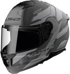 LS2, Integraler Motorradhelm STREAM II SHADOW Matt Titanium Grey, M